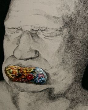 Nr-7_z_cyklu_Plastic_Throat_akryl_cienkopis_stopione_plastik.jpg
