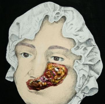 Nr-12_z_cyklu_Plastic_Throat_akryl_cienkopis_stopione_plasti.jpg