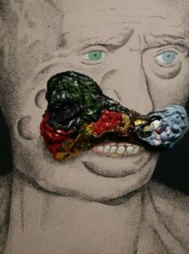 Nr-9_z_cyklu_Plastic_Throat_akryl_cienkopis_stopione_plastik.jpg